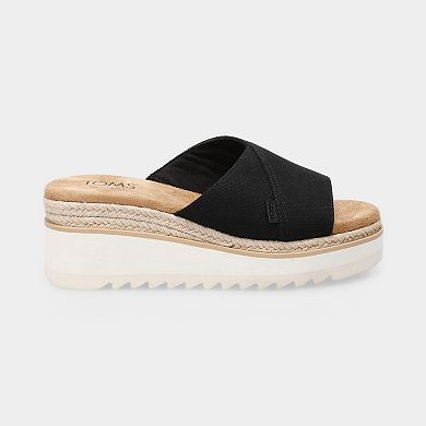 TOMS Carmen Women's Wedge Slip-On Sandals