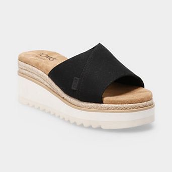 TOMS Carmen Women's Wedge Slip-On Sandals