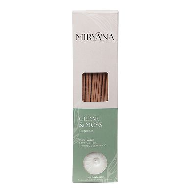 Miryana Cedar & Moss Incense Set