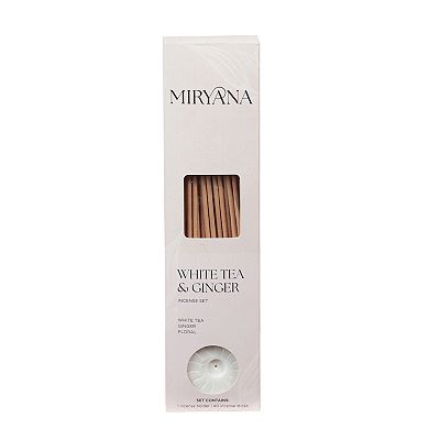 Miryana White Tea & Ginger Incense Set