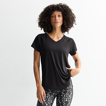Women's Tek Gear® Moisture-Wicking Dry Tek V-Neck Tee