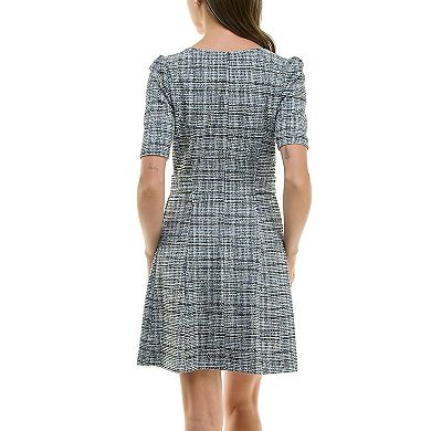 Women's Maison Tara Boucle Fit & Flare Dress