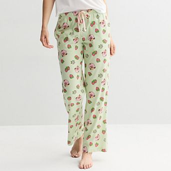 Juniors' All-Over Print Bootcut Lounge Pants