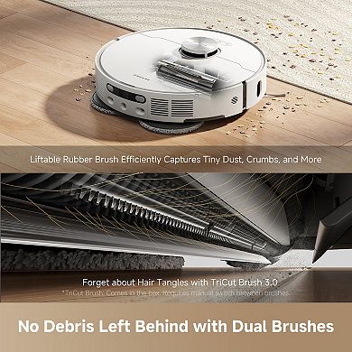Dreame GoVac 500 4-in-1 Robot Vacuum and Mop with Auto Clean, Empty, and Dry