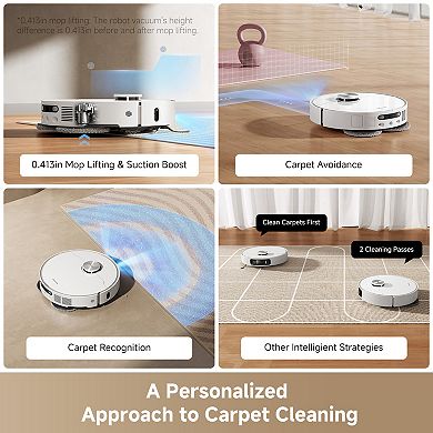Dreame GoVac 500 4-in-1 Robot Vacuum and Mop with Auto Clean, Empty, and Dry