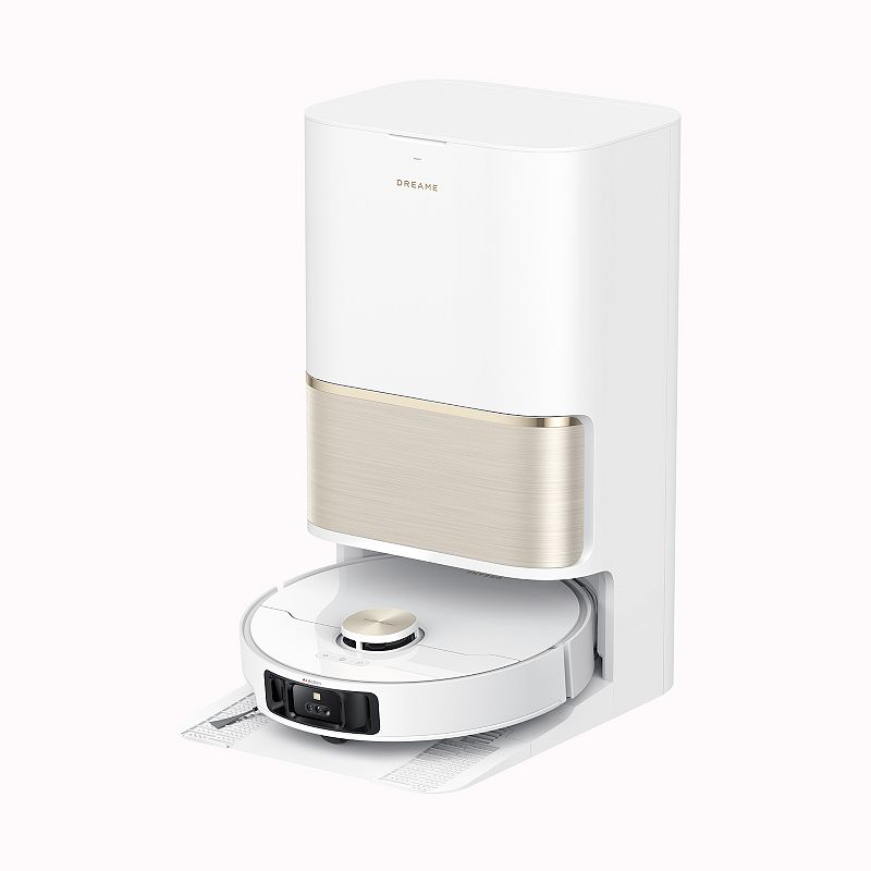 Dreame GoVac 600 8-in-1 Robotic Vacuum Cleaner with Power Dock, White
