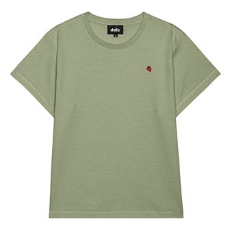 Dalix Womens Lil Strawberry Lightweight High Waisted Tee