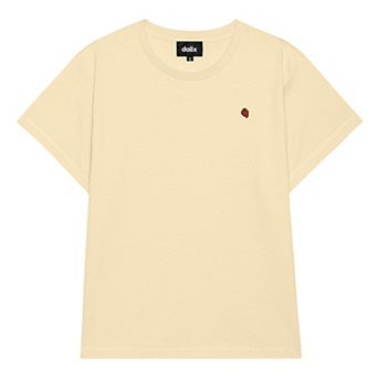 Dalix Womens Lil Strawberry Lightweight High Waisted Tee