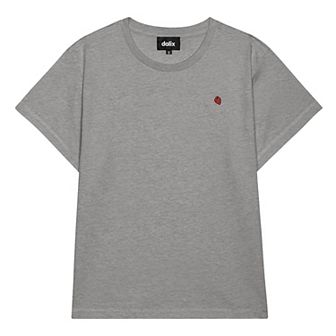 Dalix Womens Lil Strawberry Lightweight High Waisted Tee