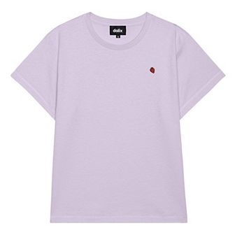 Dalix Womens Lil Strawberry Lightweight High Waisted Tee