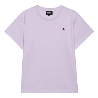 Dalix Womens Lil Strawberry Lightweight High Waisted Tee