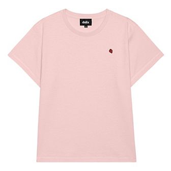 Dalix Womens Lil Strawberry Lightweight High Waisted Tee