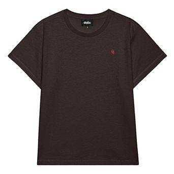 Dalix Womens Lil Strawberry Lightweight High Waisted Tee