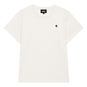 Dalix Womens Lil Strawberry Lightweight High Waisted Tee