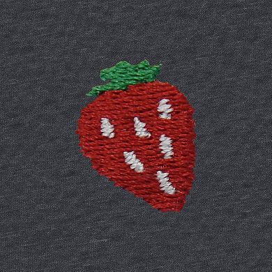 Dalix Womens Lil Strawberry Lightweight Everyday Tee