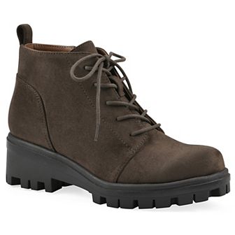 White Mountain Tariq Women's Lace-Up Lug Sole Booties