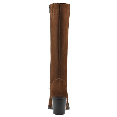 White Mountain Tater Women's Heeled Tall Shaft Boots