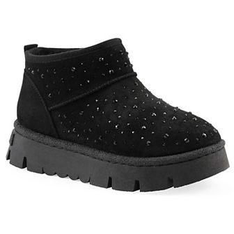 White Mountain Tomas Women's Faux Fur Lined Ankle Booties