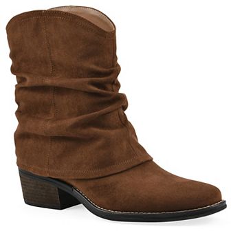 White Mountain Alden Women's Mid Calf Western Bootie