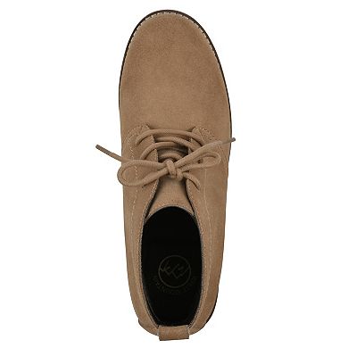 White Mountain Auburn Women's Suede Lace-Up Chukka Boots