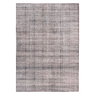 World Rug Gallery Bohemian Stripe Lines Washable Non-Slip Rug
