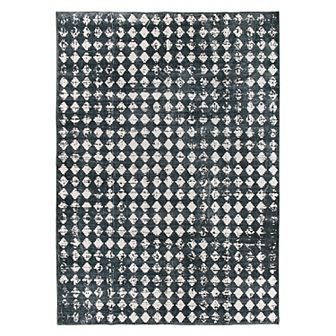 World Rug Gallery Geometric Distressed Abstract Washable Non-Slip Rug