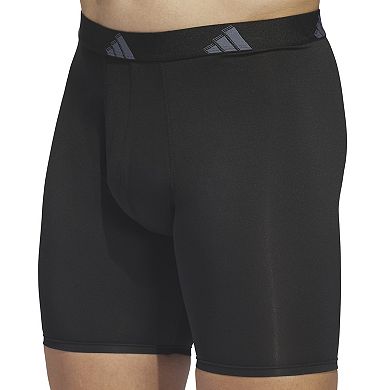 Men's adidas All Day Microfiber 3-pk. Long Boxer Brief