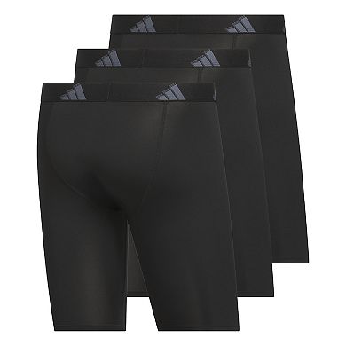 Men's adidas All Day Microfiber 3-pk. Long Boxer Brief