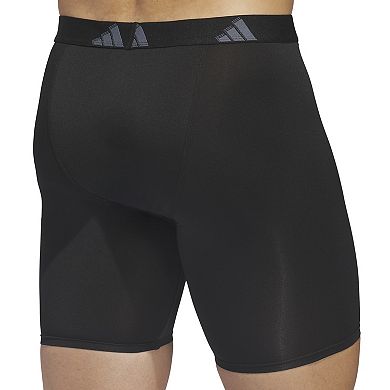 Men's adidas All Day Microfiber 3-pk. Long Boxer Brief