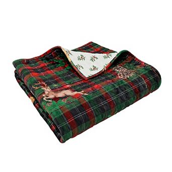 Levtex Home Merry Tartan Quilted Throw Blanket