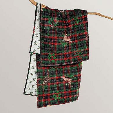 Levtex Home Merry Tartan Quilted Throw Blanket