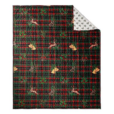 Levtex Home Merry Tartan Quilted Throw Blanket