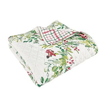 Levtex Home Tinsel Tidings Quilted Throw Blanket