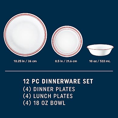Corelle Logan 12-pc. Dinnerware Set