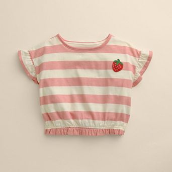 Girls 4-12 Little Co. by Lauren Conrad Flutter Sleeve Tee