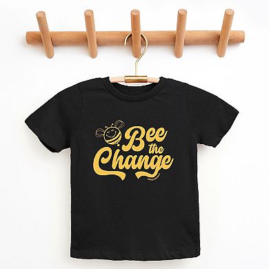 SmileyWorld Bee the Change - Youth Short Sleeve Graphic T-Shirt