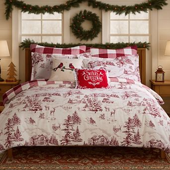 Levtex Home Winter Sleigh Ride Duvet Cover Set