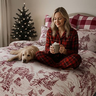 Levtex Home Winter Sleigh Ride Duvet Cover Set
