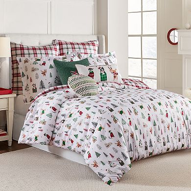 Levtex Home Meowy Christmas Duvet Cover Set