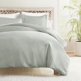 Home Collection Cotton Duvet Cover & Comforter Insert Set
