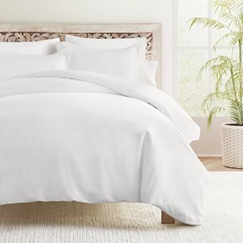 Home Collection Cotton Duvet Cover & Comforter Insert Set