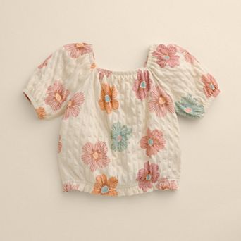 Girls 4-12 Little Co. by Lauren Conrad Puff Sleeve Top
