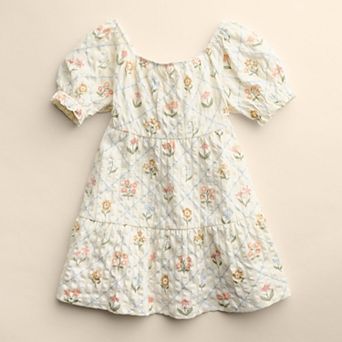 Girls 4-12 Little Co. by Lauren Conrad Tiered Puff Sleeve Dress