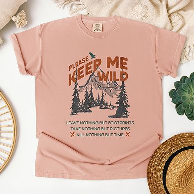 Simply Sage Market Please Keep Me Wild Garment Dyed Tee