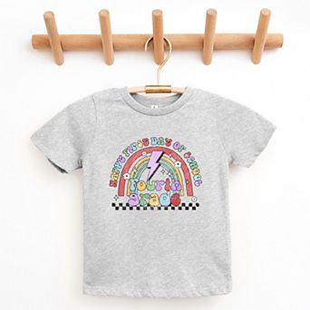 The Juniper Shop First Day First Grade Rainbow Youth Short Sleeve Tee