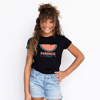 The Juniper Shop Boho Summer Vibes Watermelon Youth Short Sleeve Tee