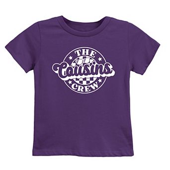 The Juniper Shop The Cousins Crew Checkered Youth Short Sleeve Tee