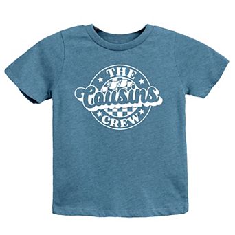 The Juniper Shop The Cousins Crew Checkered Youth Short Sleeve Tee