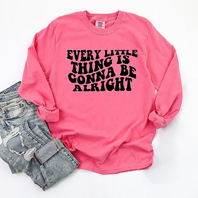 Simply Sage Market Every Little Thing Wavy Garment Dyed Long Sleeve