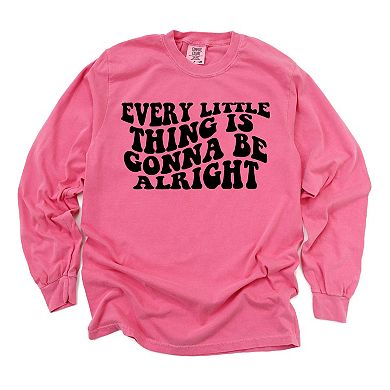 Simply Sage Market Every Little Thing Wavy Garment Dyed Long Sleeve